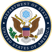 logo oficial del departamento de estado de los Estados Unidos contrataciones