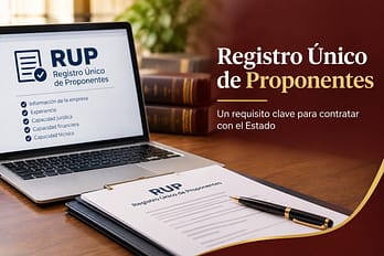registro único proponentes contratación con el estado colombiano bustos abogados asesores lideres